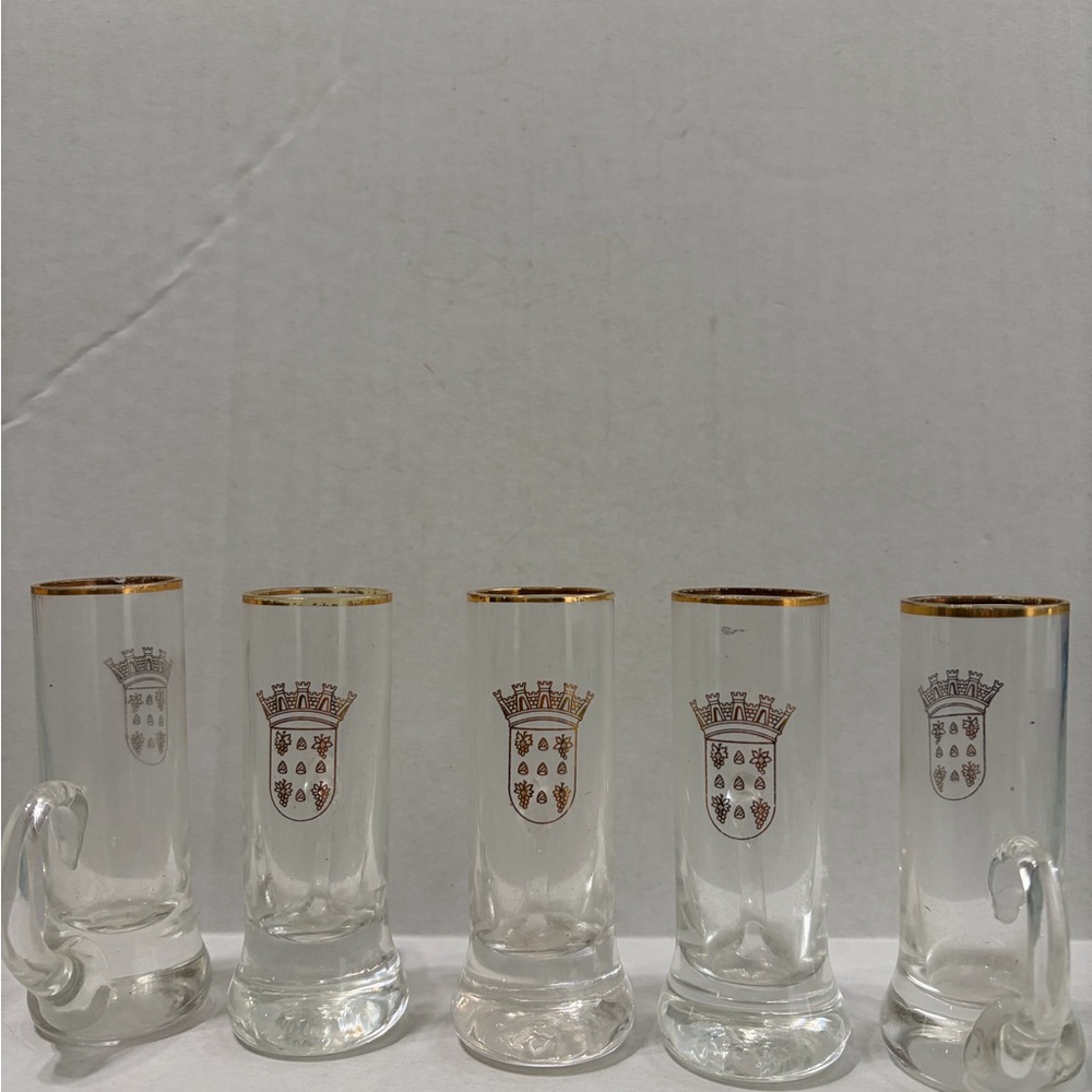 Federal Glass Gold Rimmed 5 piece Set